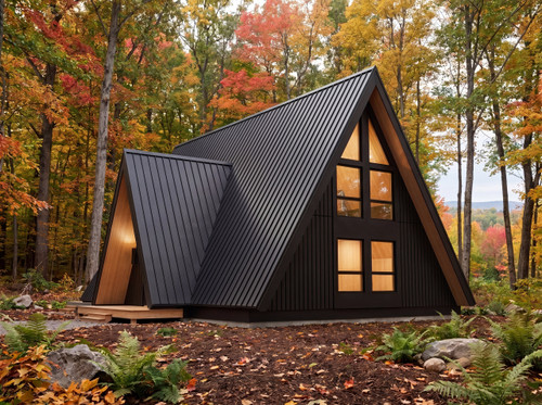 A-Frame House Plan - 15845 - Front Exterior