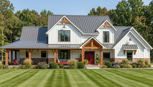 Farmhouse House Plan - 60924 - Front Exterior
