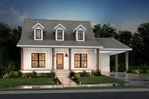 Cottage House Plan - Hunter 91333 - Front Exterior