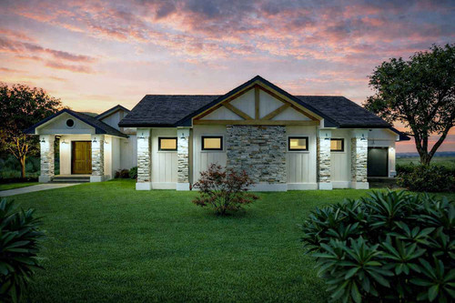 Contemporary House Plan - Benbow Wynd 39475 - Front Exterior