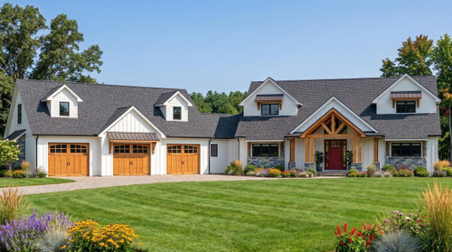 Farmhouse House Plan - 20672 - Front Exterior