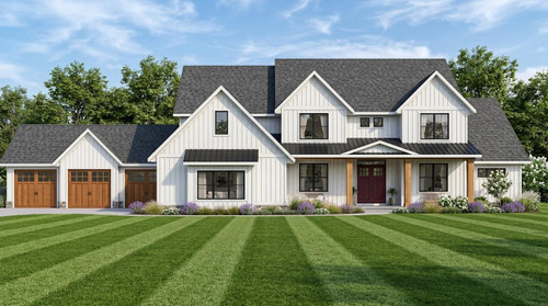 Farmhouse House Plan - 41070 - Front Exterior