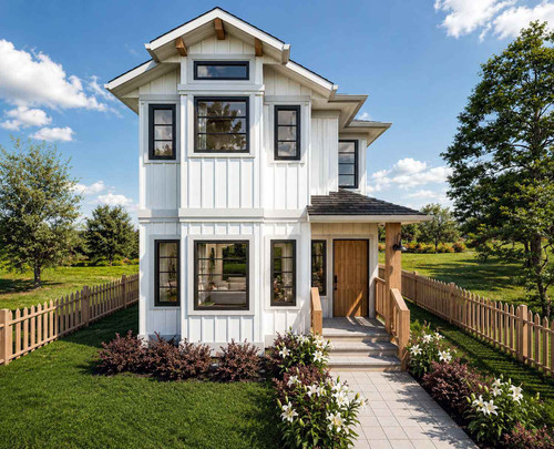 Farmhouse House Plan - Amblegreen 21870 - Front Exterior