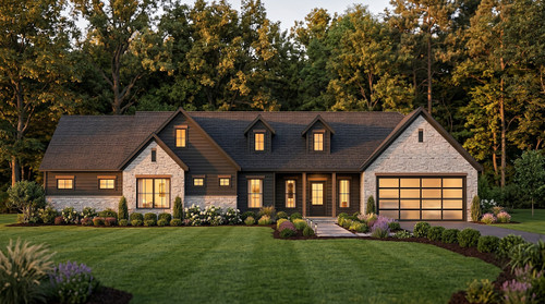 Country House Plan - 59746 - Front Exterior