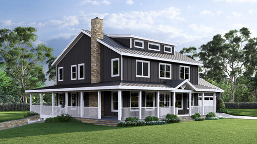 Country House Plan - Arrowhead 85524 - Front Exterior
