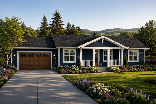 Farmhouse House Plan - Clover Cottage 42923 - Front Exterior