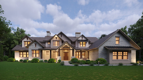 Craftsman House Plan - Blacktail Meadow II 72913 - Front Exterior