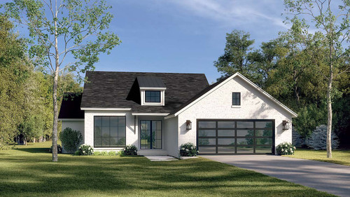 Farmhouse House Plan - Nash 47678 - Front Exterior
