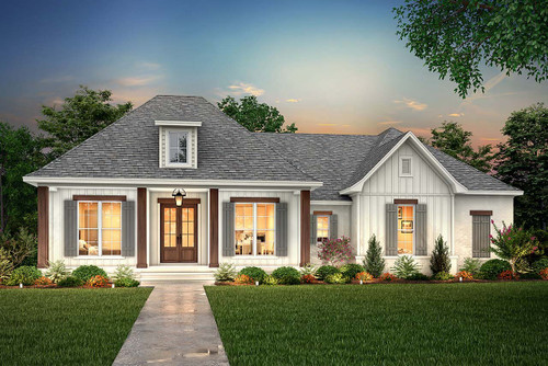 Southern House Plan - River Trace 98879 - Front Exterior