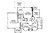 European House Plan - Westchase 18544 - 1st Floor Plan