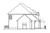 European House Plan - Marseille 19728 - Left Exterior