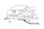 Lodge Style House Plan - Lake James 22510 - Left Exterior
