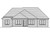 Secondary Image - Traditional House Plan - Amherst 34046 - Rear Exterior