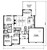 Ranch House Plan - Portland 39821 - 1st Floor Plan