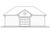 Secondary Image - Traditional House Plan - Carson 41373 - Rear Exterior