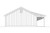 Ranch House Plan - 43970 - Left Exterior