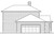 Cape Cod House Plan - New Haven 44034 - Left Exterior