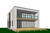Secondary Image - Modern House Plan - Essex 3 45789 - Rear Exterior