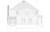 Craftsman House Plan - Calders Cottage 45977 - Rear Exterior