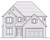 Traditional House Plan - Bucyrus 47359 - Front Exterior