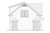 Traditional House Plan - 54587 - Left Exterior