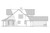 Country House Plan - Trinity 54884 - Left Exterior