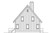 Cottage House Plan - Skylark 2 58613 - Rear Exterior