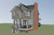 Secondary Image - Country House Plan - 59589 - Left Exterior