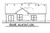Ranch House Plan - Caspian 61724 - Rear Exterior