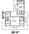 Classic House Plan - 62784 - 1st Floor Plan