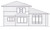 Contemporary House Plan - The Valencia 70216 - Rear Exterior