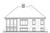 Country House Plan - The Gallagher 74256 - Rear Exterior