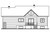 Craftsman House Plan - Nordika 5 76074 - Rear Exterior