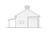 Secondary Image - Farmhouse House Plan - Garage 79905 - Rear Exterior