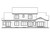 Secondary Image - Craftsman House Plan - East Lake 80477 - Rear Exterior