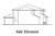 Modern House Plan - 88188 - Left Exterior