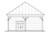 Country House Plan - Shop 91802 - Rear Exterior