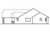 Ranch House Plan - Rollins 95046 - Right Exterior