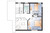 Secondary Image - A-Frame House Plan - Willowgate 99089 - 2nd Floor Plan