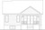 Craftsman House Plan - Wellington 70556 - Rear Exterior