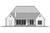 Secondary Image - Southern House Plan - 88996 - Rear Exterior