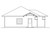 Secondary Image - Prairie House Plan - Garage 39901 - Left Exterior