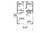 Traditional House Plan - 61215 - 1st Floor Plan