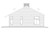 European House Plan - 64424 - Rear Exterior