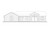 French Country House Plan - Andrews 19950 - Rear Exterior