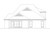 French Country House Plan - 87372 - Rear Exterior