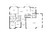 Ranch House Plan - Bishop 21561 - 1st Floor Plan