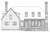 Colonial House Plan - Eighteenth-Century House 35591 - Rear Exterior