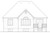 European House Plan - 69739 - Rear Exterior
