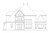 European House Plan - 74045 - Rear Exterior